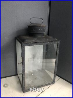 Antique Dietz No. 1 Station Lantern Frame For Parts Lamp