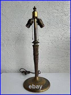 Antique Double Socket Ornate Table Lamp Base 6Y Parts Restore