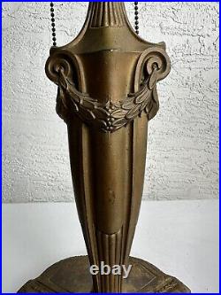 Antique Double Socket Table Lamp Base 6S Parts Restore