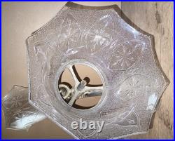 Antique Early Victorian Gas Electric Sconce Light Lamp Fixture Parts