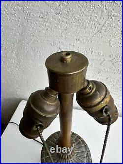 Antique Edward Miller Art Nouveau Table Lamp Base Parts Restore 8D