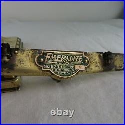 Antique Emeralite Bankers Desk Lamp 8734 B Brass for Parts / Repair Rare