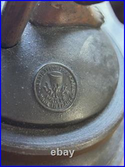 Antique Emmanuel Villanis Art Nouveau Figural Lady Lamp Base Parts Repair Signed