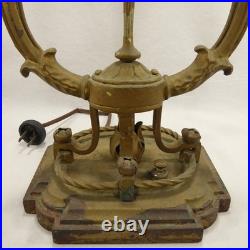 Antique French Style Bouillotte Table Lamp Candle Lights Candelabra Parts/Repair