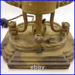 Antique French Style Bouillotte Table Lamp Candle Lights Candelabra Parts/Repair