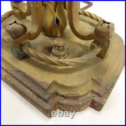 Antique French Style Bouillotte Table Lamp Candle Lights Candelabra Parts/Repair