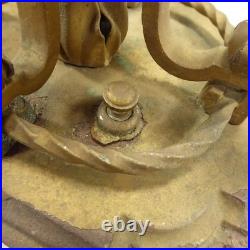 Antique French Style Bouillotte Table Lamp Candle Lights Candelabra Parts/Repair