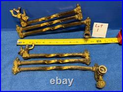 Antique Gas Lamp Hardware Victorian Architectural Repair Restoration Parts Lot 1
