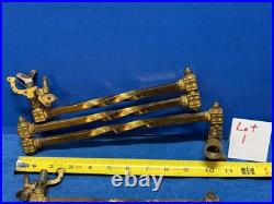 Antique Gas Lamp Hardware Victorian Architectural Repair Restoration Parts Lot 1