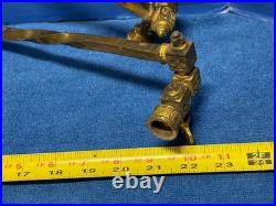 Antique Gas Lamp Hardware Victorian Architectural Repair Restoration Parts Lot 1
