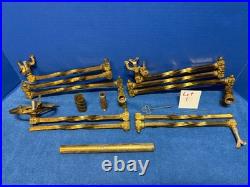 Antique Gas Lamp Hardware Victorian Architectural Repair Restoration Parts Lot 1