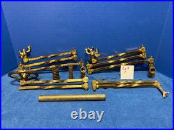 Antique Gas Lamp Hardware Victorian Architectural Repair Restoration Parts Lot 1