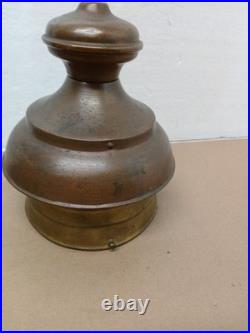 Antique Gas Street Light Top Shell Architectural Salvage Copper Brass Parts