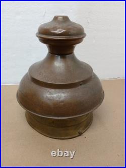 Antique Gas Street Light Top Shell Copper Brass Architectural Salvage Parts