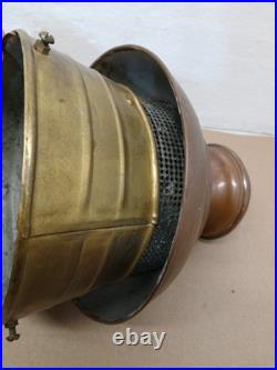 Antique Gas Street Light Top Shell Copper Brass Architectural Salvage Parts