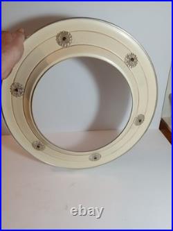 Antique Glass And Metal Shade LARGE 16 Parts Only