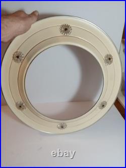 Antique Glass And Metal Shade LARGE 16 Parts Only