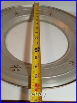 Antique Glass And Metal Shade LARGE 16 Parts Only