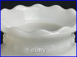 Antique Global Bubbled Milk Glass Shade Chandelier/Hurricane Lamp Shade Parts