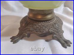 Antique Gone With The Wind Oil Lamp P&A Dorset