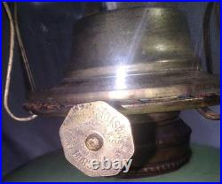 Antique Gone With The Wind Oil Lamp P&A Dorset