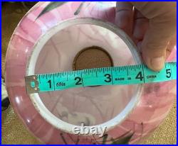Antique Gone with the Wind Parlor Lamp Globe Hand Painted 10 SHADE ONLY + Parts