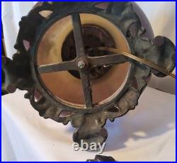 Antique Hand-Painted GWTW Lamp Converted To Electric P&A Patented Apr 11 1893