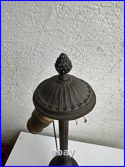 Antique Heavy Table Lamp Base Parts Restore 5i