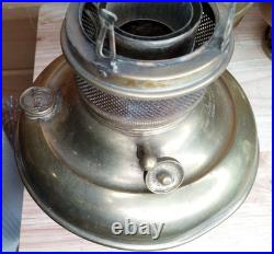 Antique Juno Center Draft Oil Lamp Font Hanging Lamp Parts Lot of 4 Brass