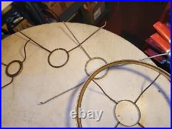 Antique Kerosene Lamp Shade Spider Assortment Restoration Project Light Parts