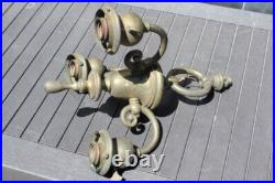 Antique Lamp Chandelier Parts Handel Tiffany Sockets Bell Shaped Shade Holder