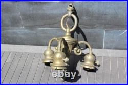 Antique Lamp Chandelier Parts Handel Tiffany Sockets Bell Shaped Shade Holder