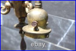 Antique Lamp Chandelier Parts Handel Tiffany Sockets Bell Shaped Shade Holder