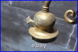 Antique Lamp Chandelier Parts Handel Tiffany Sockets Bell Shaped Shade Holder
