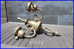 Antique Lamp Chandelier Parts Handel Tiffany Sockets Bell Shaped Shade Holder