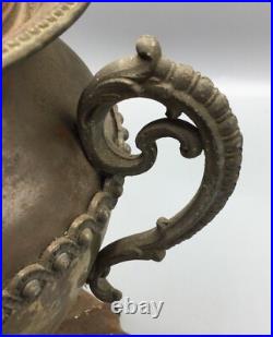 Antique Large B &H (Bradley Hubbard) Oil Lamp, 12 Tall, 10 Base Parts Antique Large B &H (Bradley Hubbard) Oil Lamp, 12 Tall, 10 Base Parts