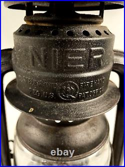 Antique NIER Feuerhand Firehand Nr. 260 Kerosene Lantern withGlobe All Fully Marked