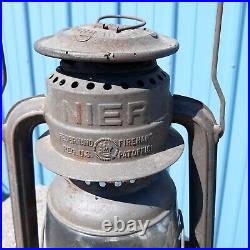 Antique NIER Feuerhand Firehand Nr. 260 Kerosene Lantern withGlobe Made In Germany