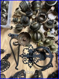 Antique Oil Lamps, Burners, Parts, Mounts, & Much More