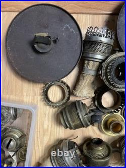 Antique Oil Lamps, Burners, Parts, Mounts, & Much More