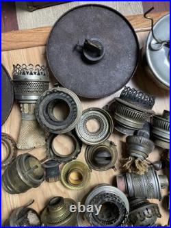 Antique Oil Lamps, Burners, Parts, Mounts, & Much More