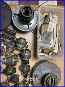 Antique Oil Lamps, Burners, Parts, Mounts, & Much More