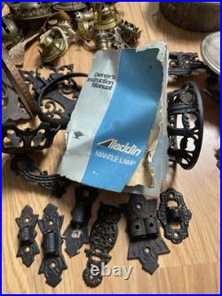 Antique Oil Lamps, Burners, Parts, Mounts, & Much More