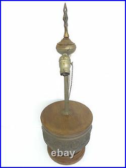 Antique Old Rose Flower Floral Brass Relief Decorative Table Lamp Lighting Parts