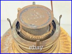Antique P&a No. 3 Banner Center Draft Hanging Country Store Oil Lamp