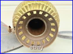 Antique P&a No. 3 Banner Center Draft Hanging Country Store Oil Lamp
