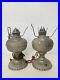Antique_Pair_Of_Tiny_Miller_Oil_Lamps_Electrfied_For_Parts_Or_Repair_Read_01_naw