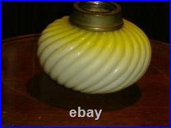 Antique Peg Satin Glass Lamp Parts Great Lot For Restoration