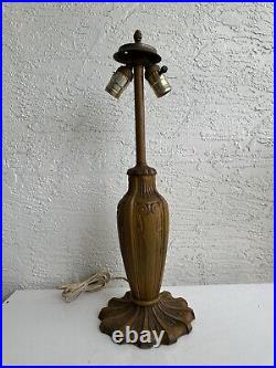 Antique Pittsburgh Lamp co Table Lamp Base Parts Restore 5U
