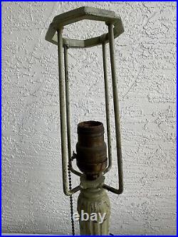 Antique Pittsburgh Table Lamp Base Parts Restore 5F